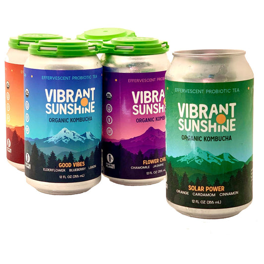Introducing Vibrant Sunshine Organic Kombucha