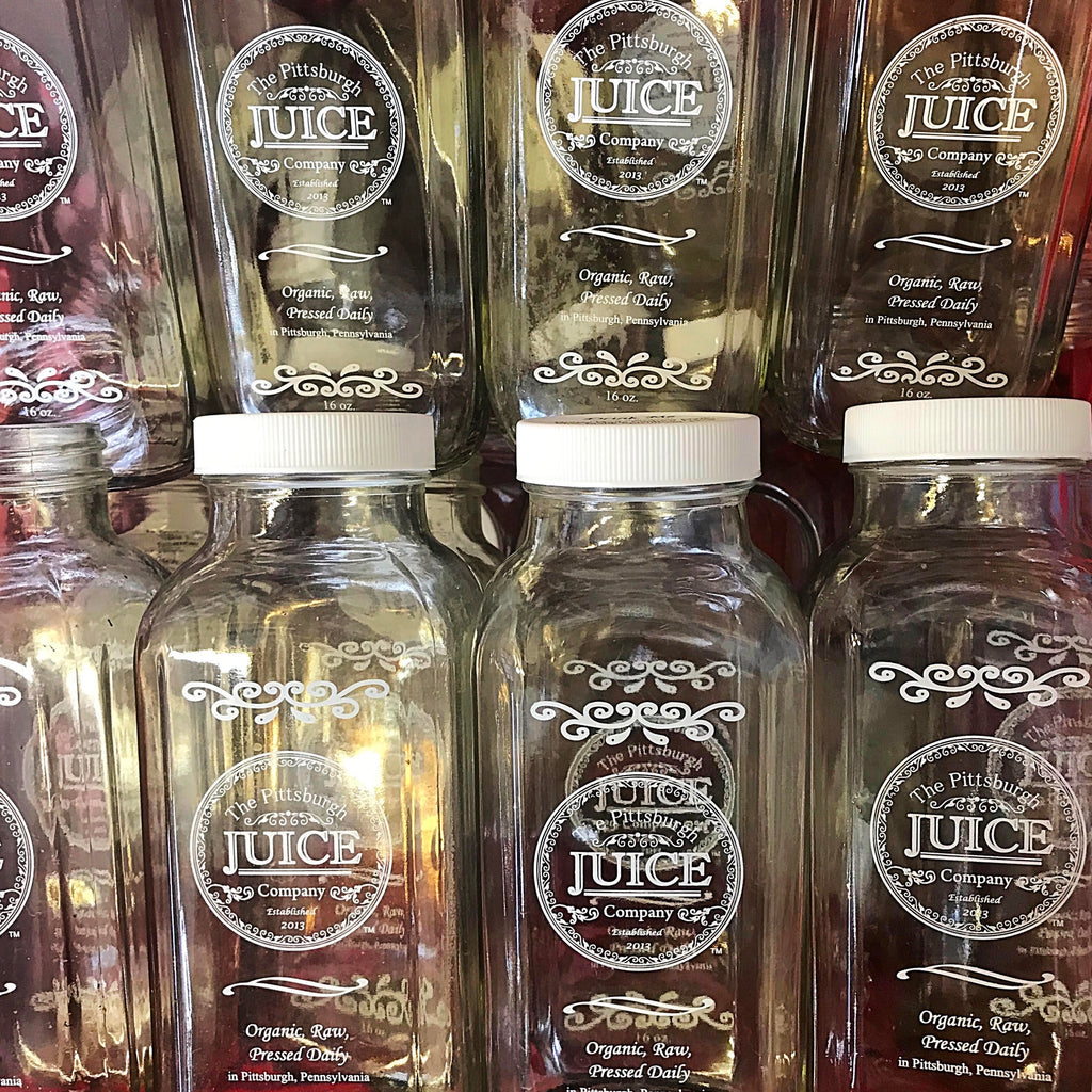 Return bottles for rewards! Pittsburgh Juice Co