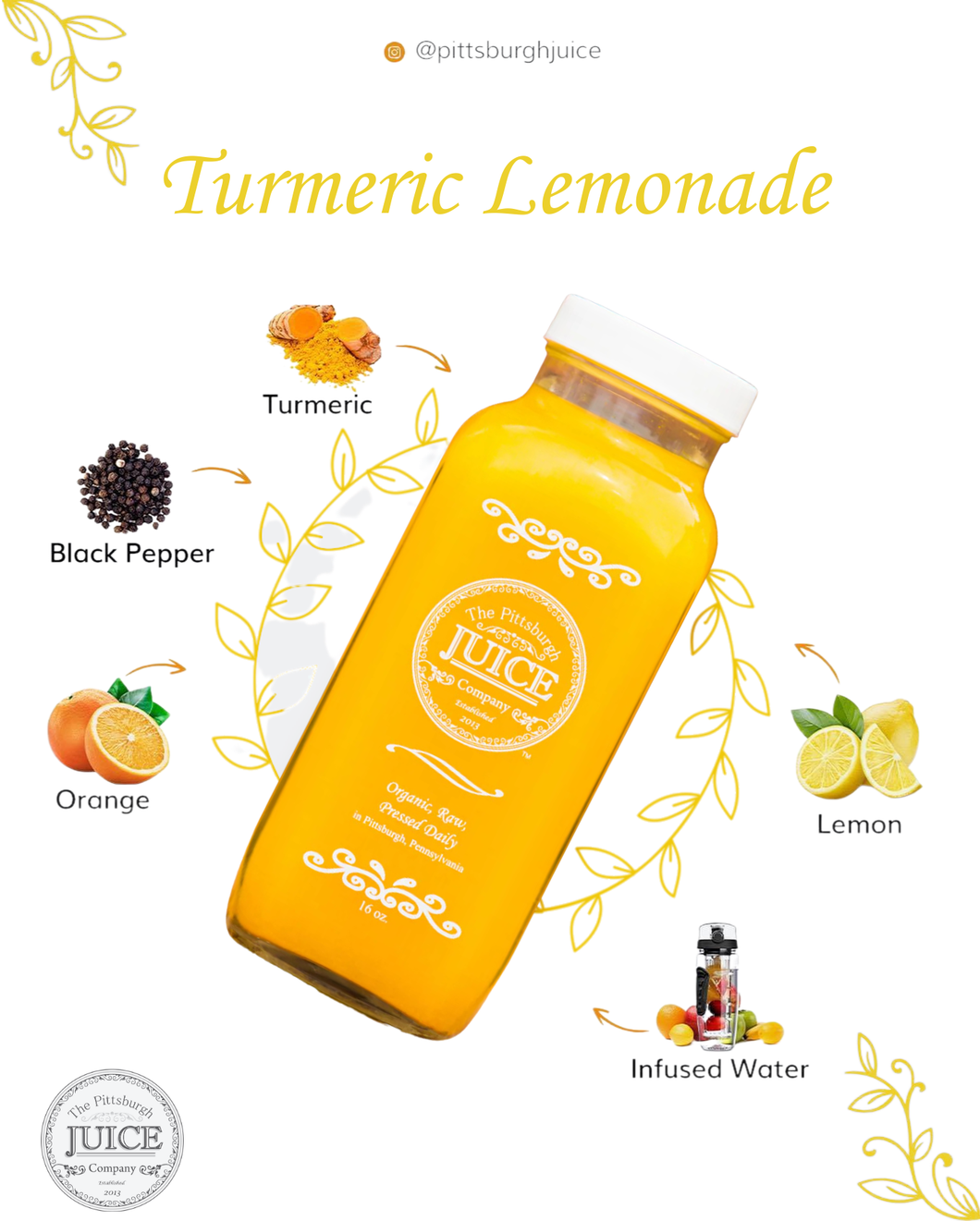 Turmeric Lemonade 16oz